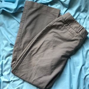 Ann Taylor greyish brown work pant 14 Curvy